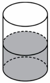 Уровень жидкости в цилиндрическом сосуде (вар. 46)