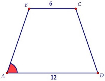 B3. Основания и синус острого угла равнобедренной трапеции (вар. 45)
