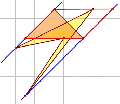 4(B5). Найдите площадь четырёхугольника, изображённого на клетчатой бумаге (вар. 86)