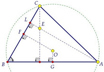 ГИА. Доказать, что четыре точки лежат на одной окружности (1.10.2013)