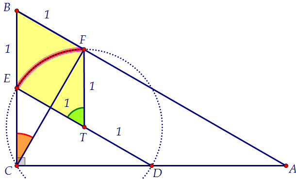16(C4). Прямая, параллельная гипотенузе АВ треугольника АВС... (вар. 146)